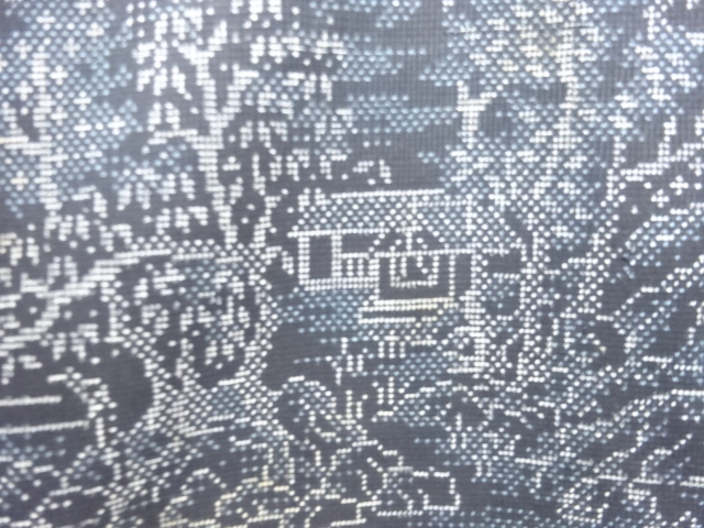 Japanese Kimono / Tsumugi Silk
